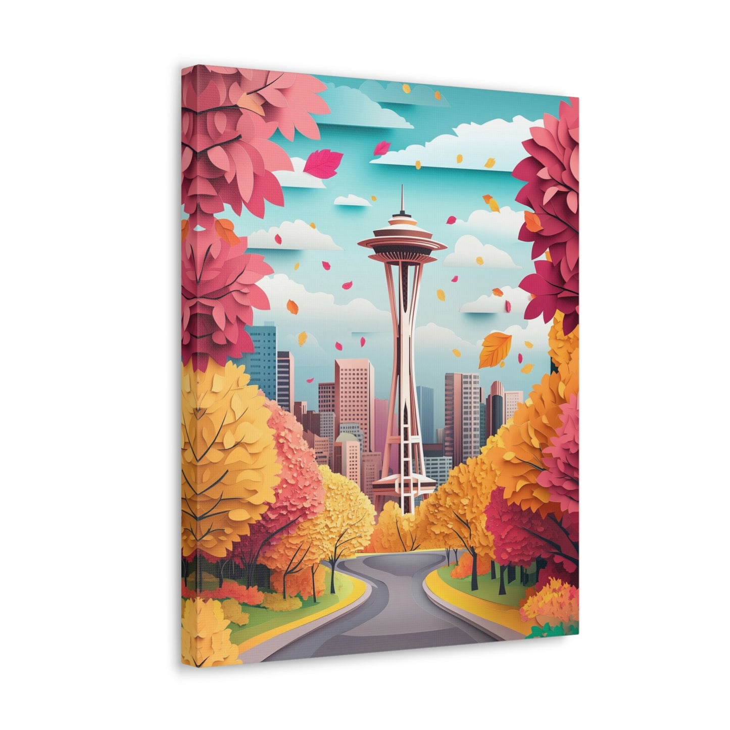 Canvas Gallery Wraps - Autumn in Seattle