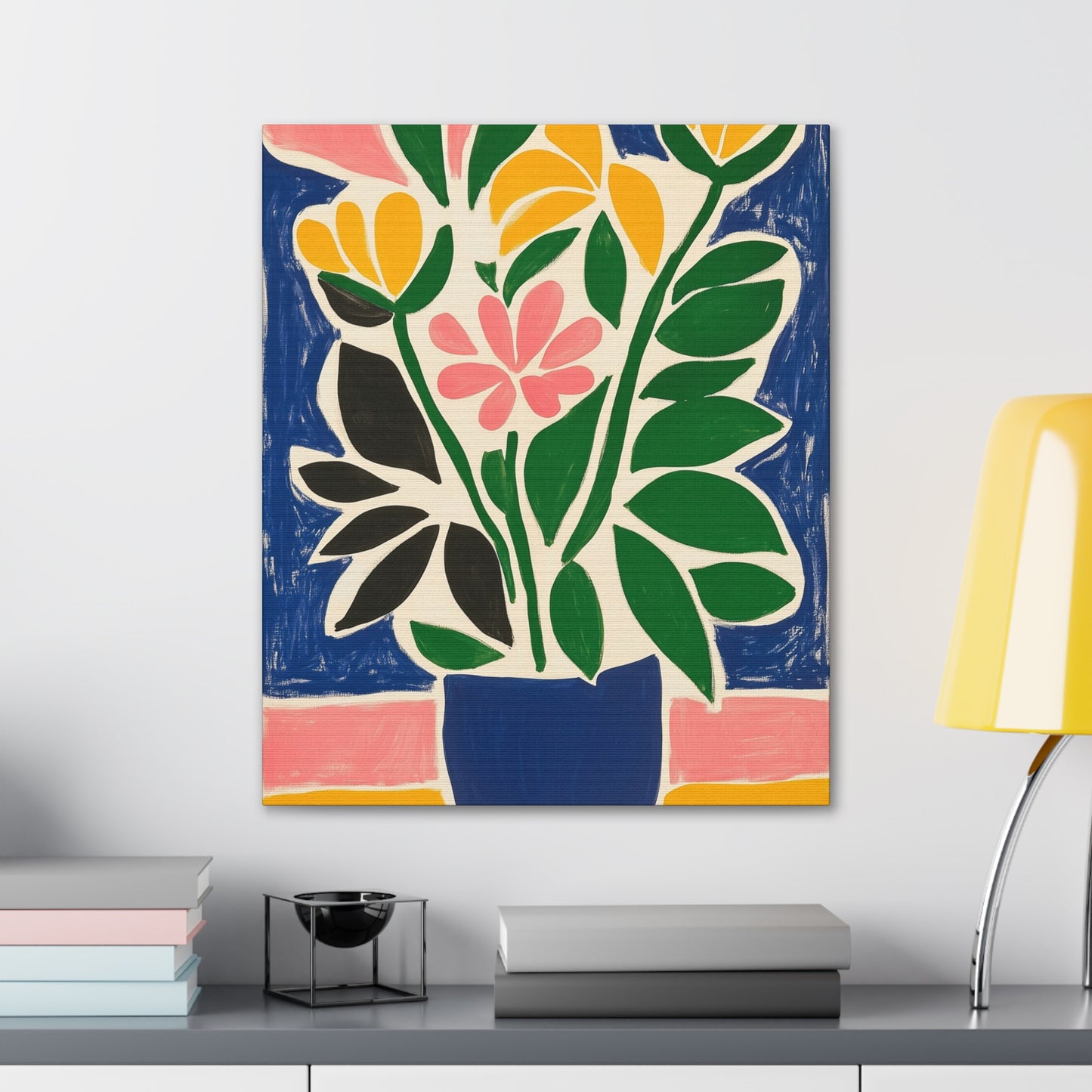 Canvas Gallery Wraps - Abstract Floral Symphony