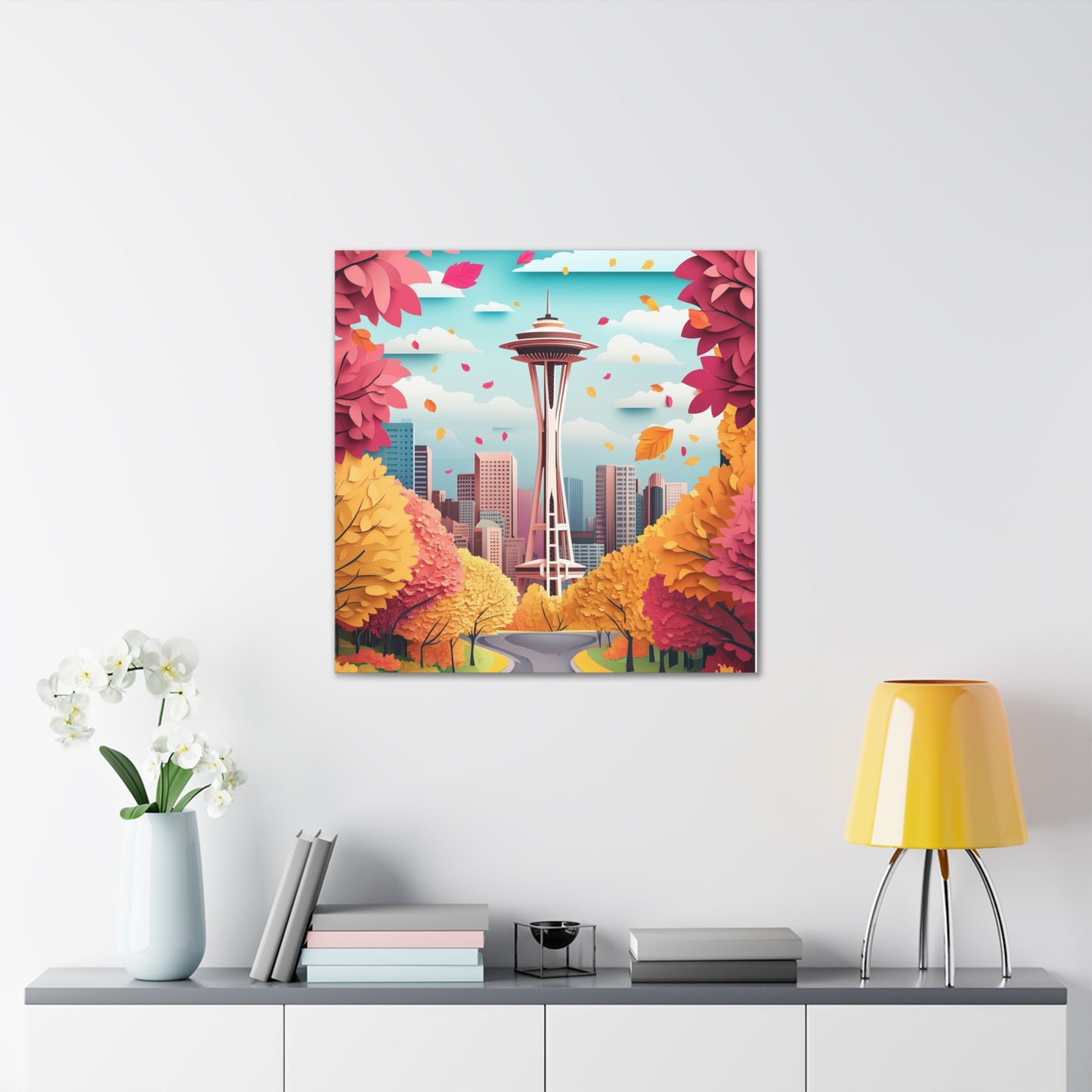 Canvas Gallery Wraps - Autumn in Seattle