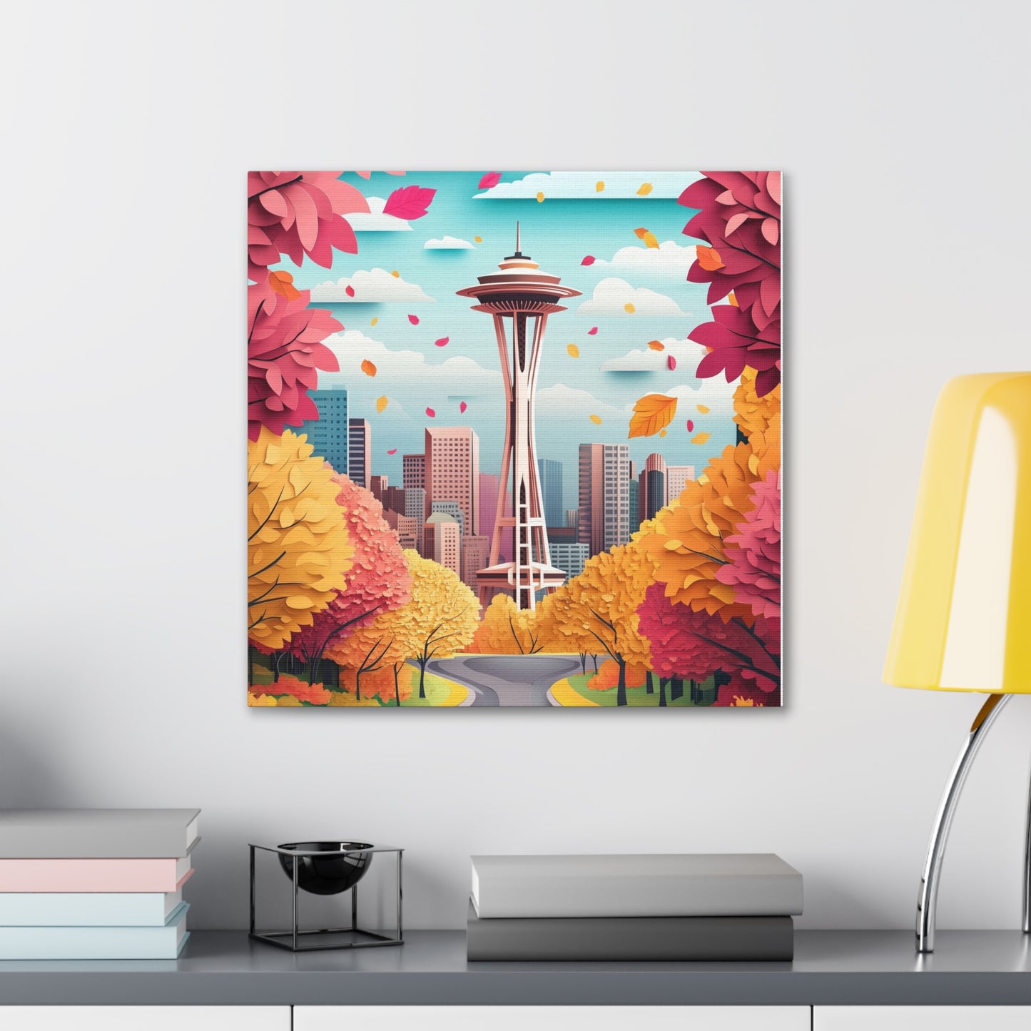 Canvas Gallery Wraps - Autumn in Seattle