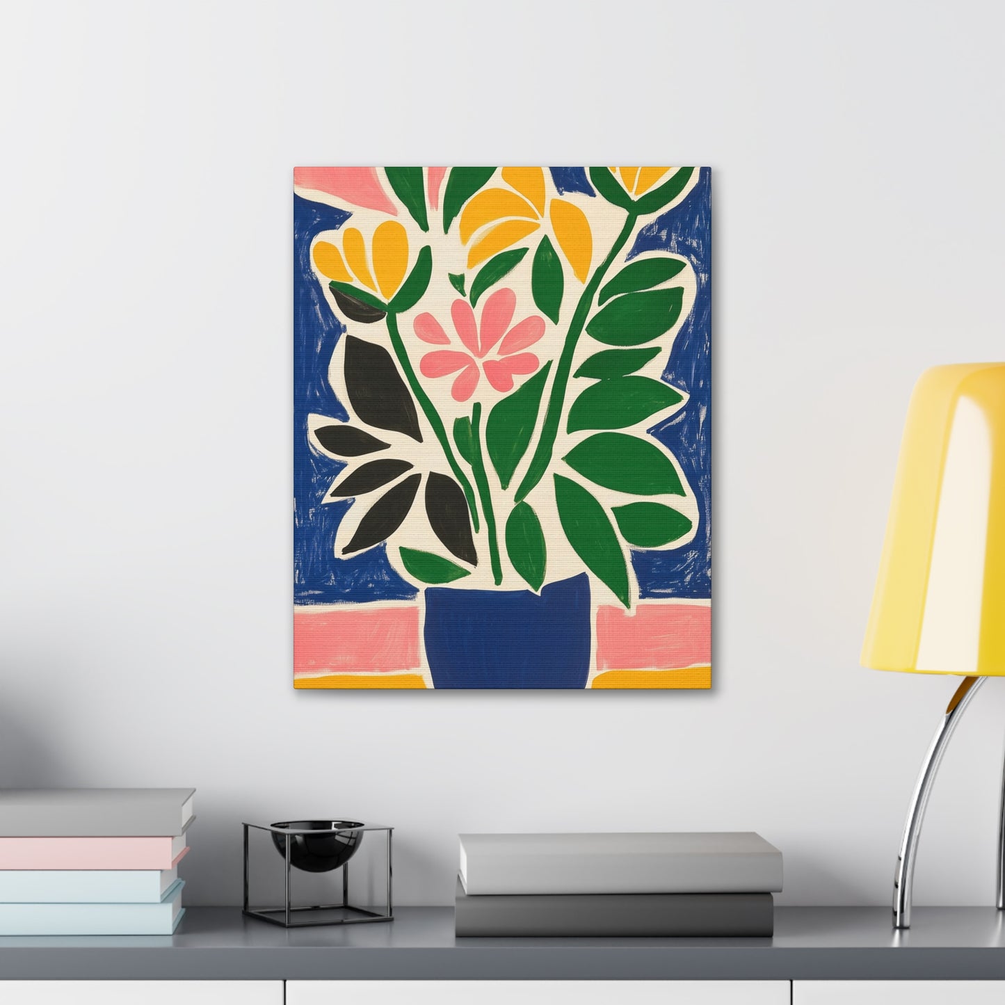 Canvas Gallery Wraps - Abstract Floral Symphony