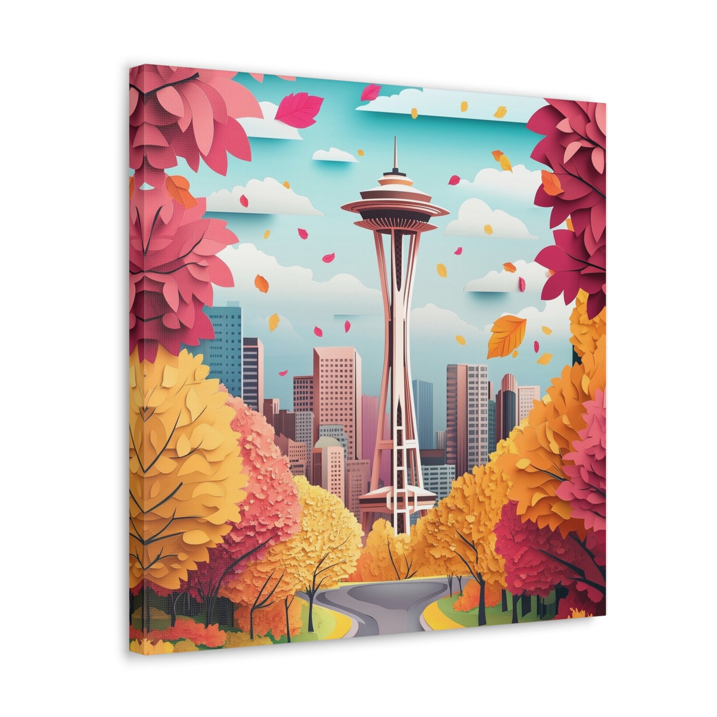 Canvas Gallery Wraps - Autumn in Seattle