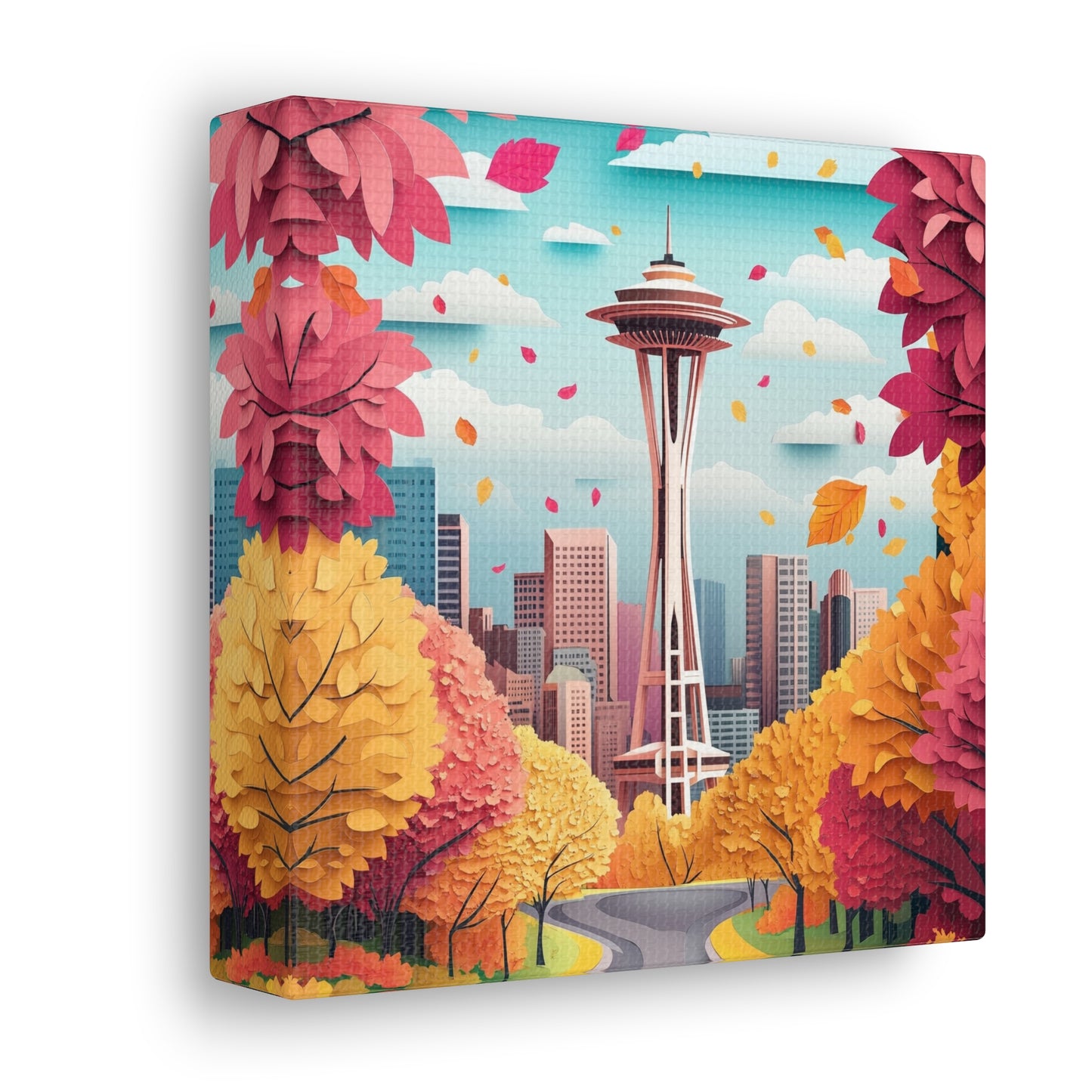 Canvas Gallery Wraps - Autumn in Seattle