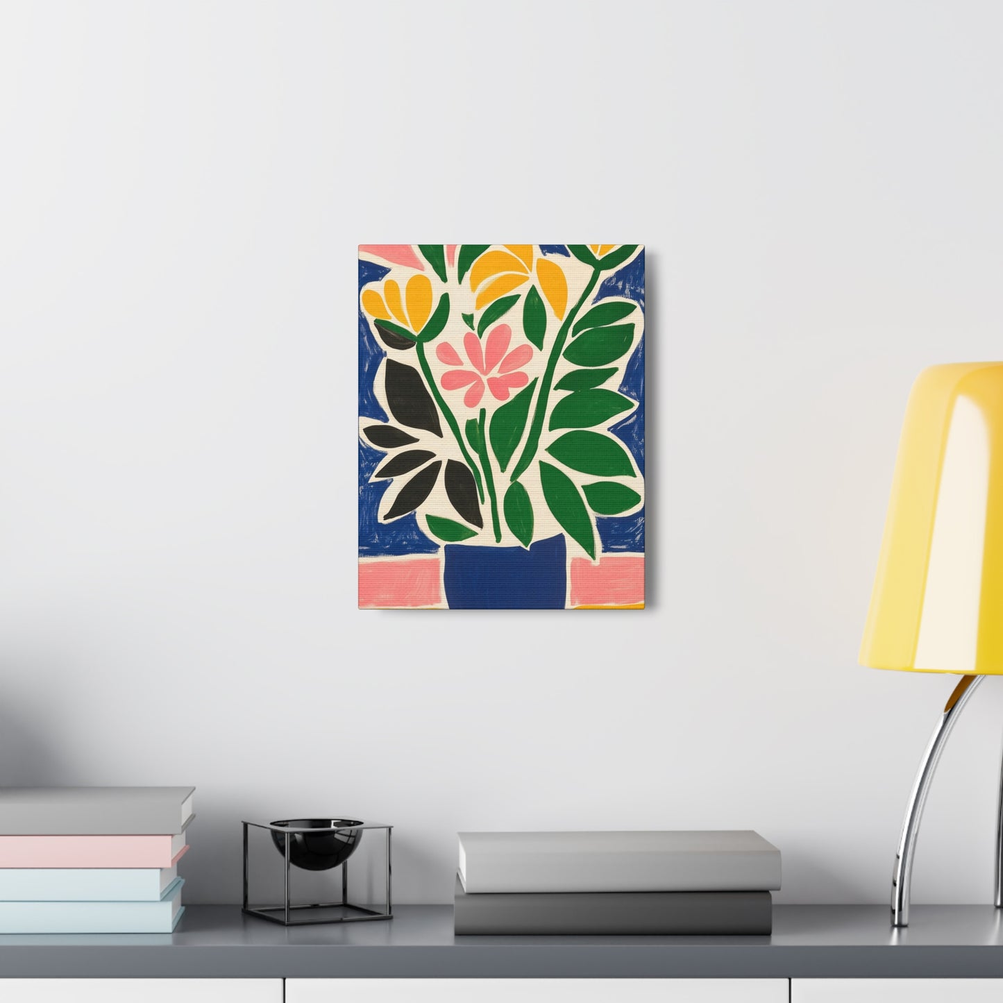 Canvas Gallery Wraps - Abstract Floral Symphony