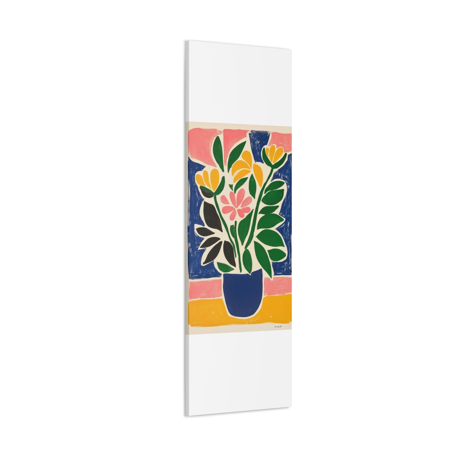 Canvas Gallery Wraps - Abstract Floral Symphony