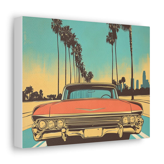 Canvas Gallery Wraps - Vintage Los Angeles Road Trip