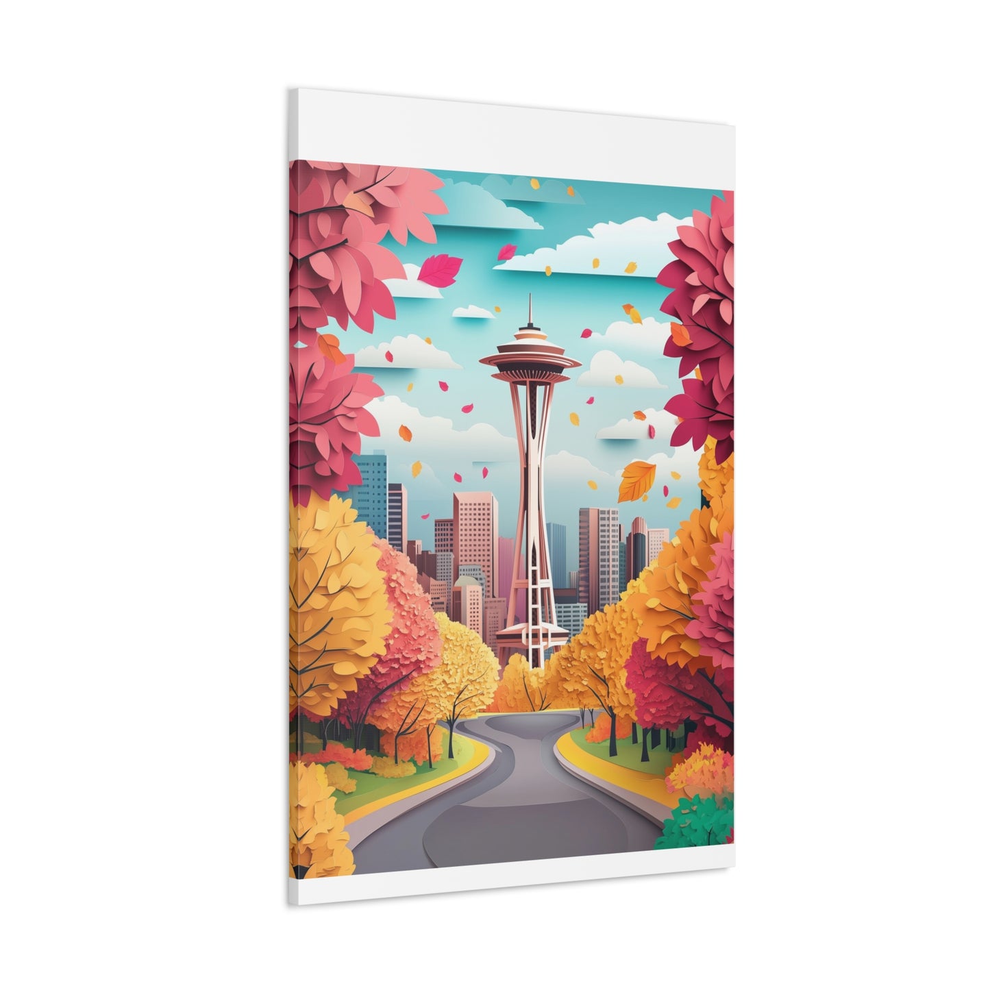 Canvas Gallery Wraps - Autumn in Seattle