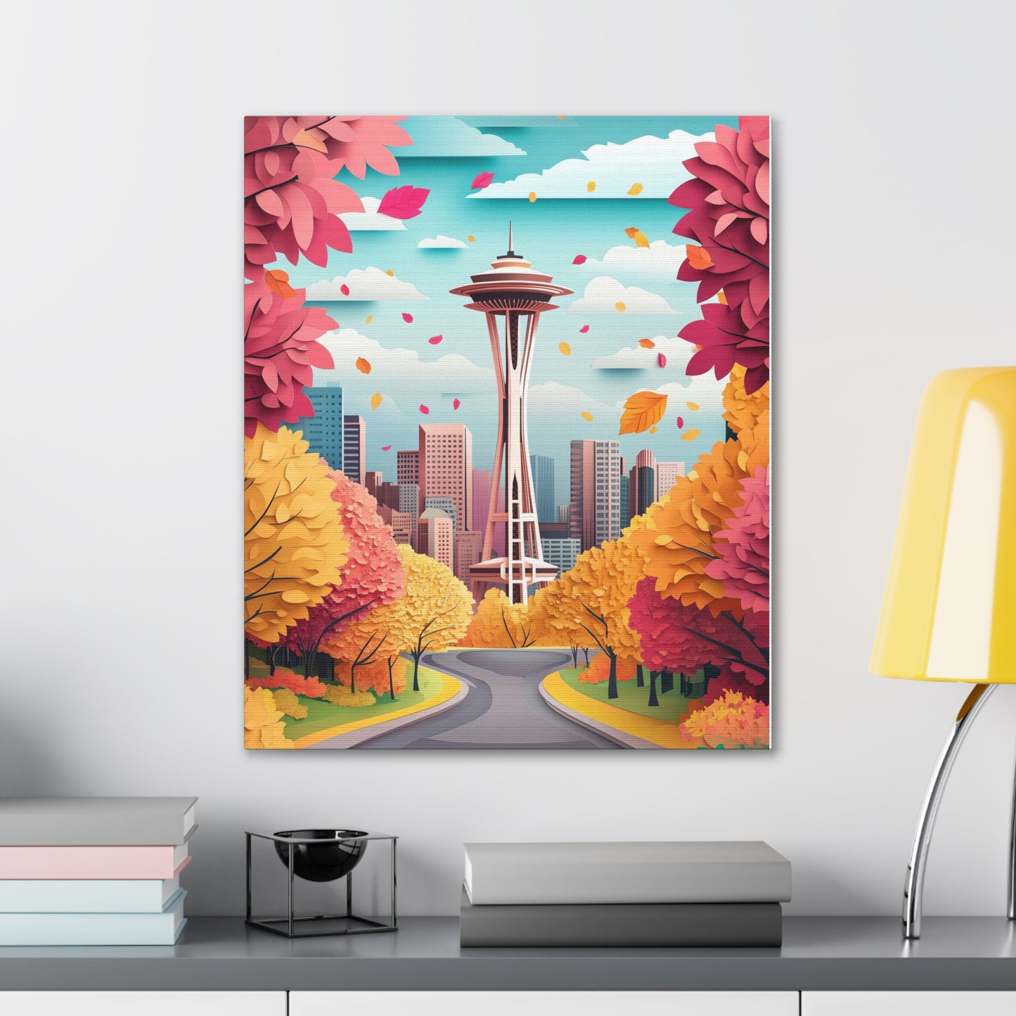 Canvas Gallery Wraps - Autumn in Seattle