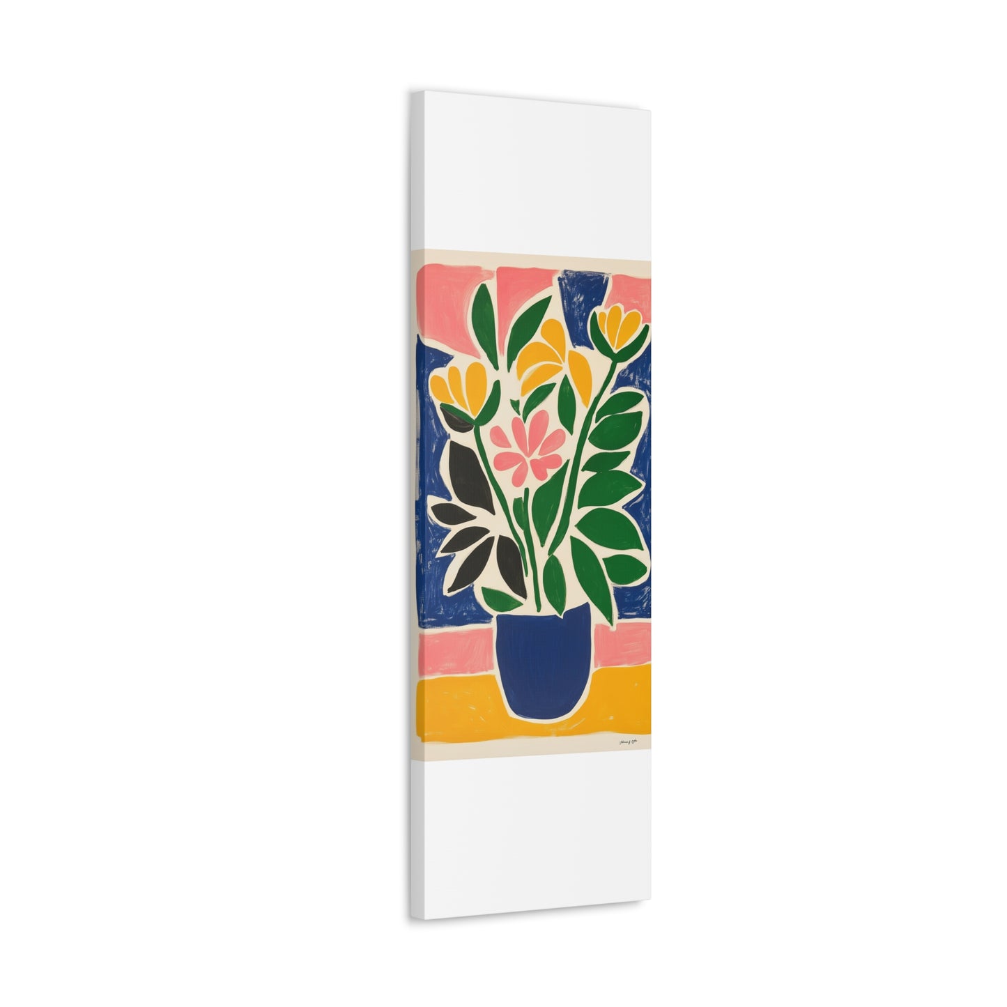 Canvas Gallery Wraps - Abstract Floral Symphony