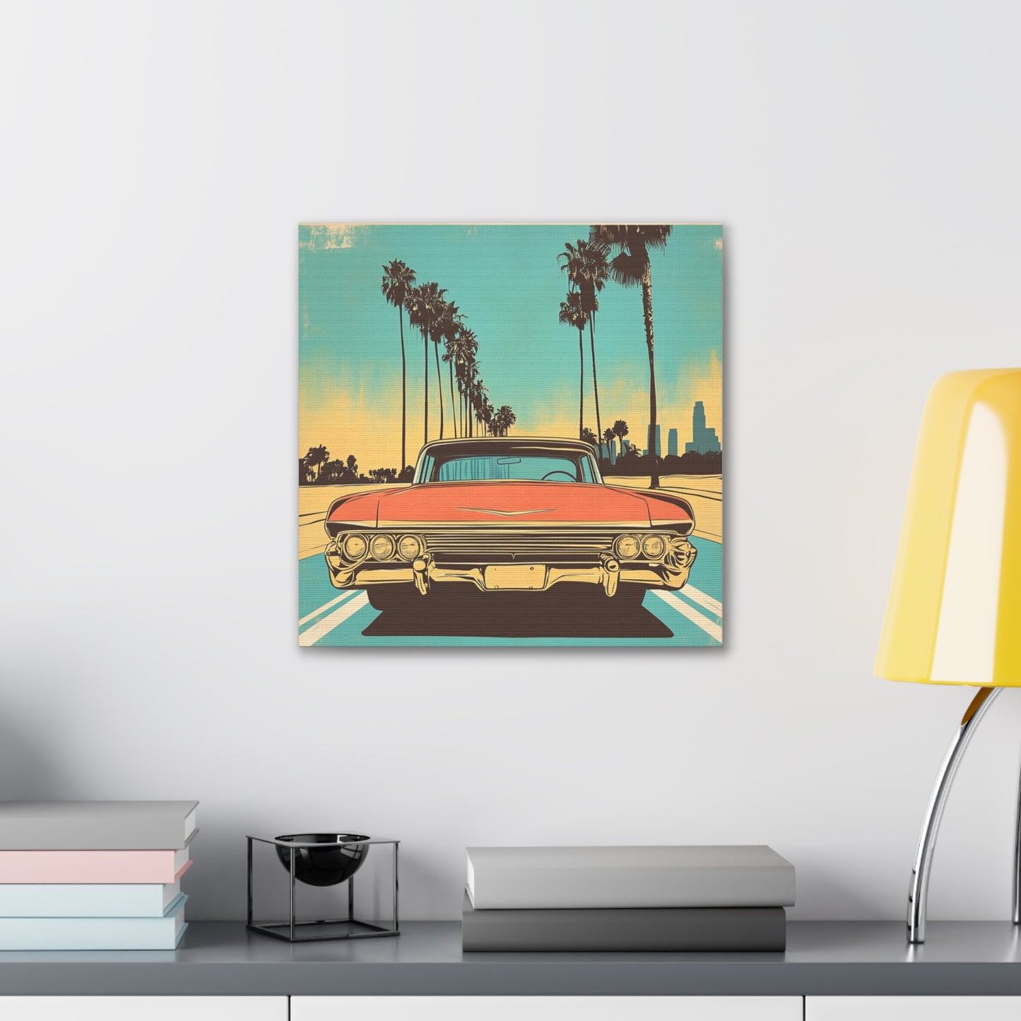 Canvas Gallery Wraps - Vintage Los Angeles Road Trip