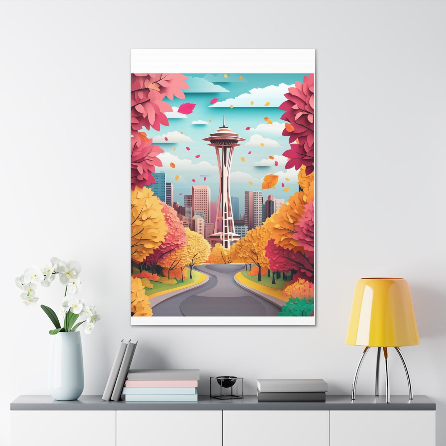 Canvas Gallery Wraps - Autumn in Seattle