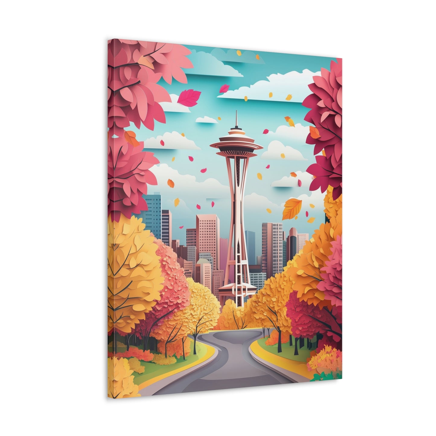 Canvas Gallery Wraps - Autumn in Seattle