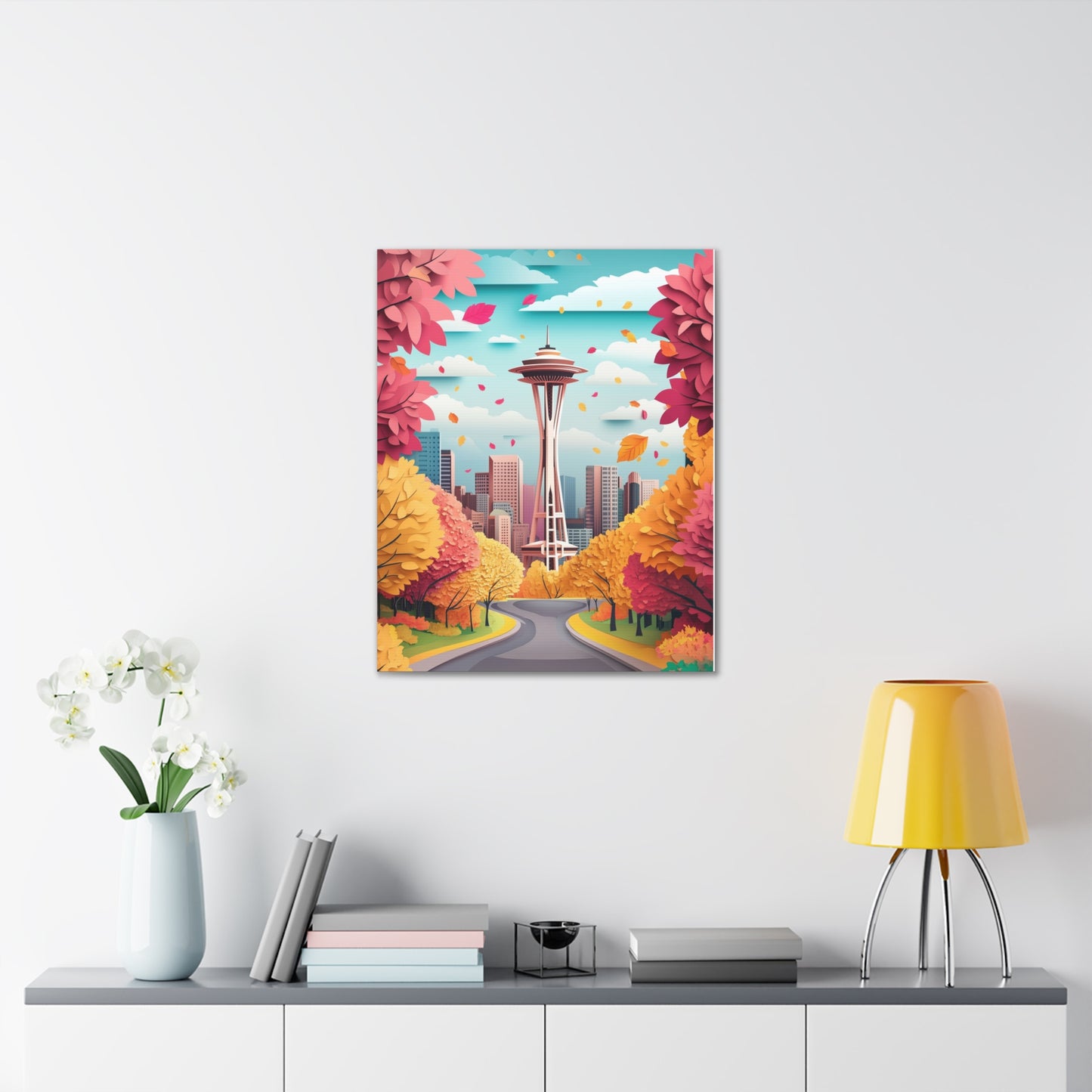 Canvas Gallery Wraps - Autumn in Seattle