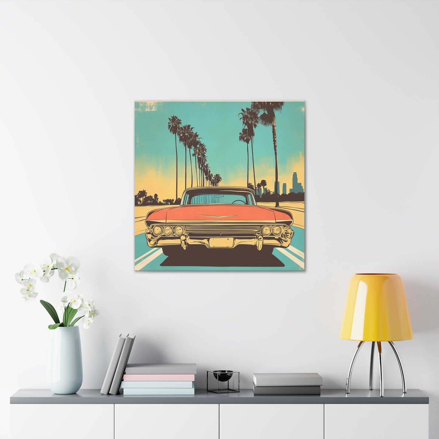 Canvas Gallery Wraps - Vintage Los Angeles Road Trip