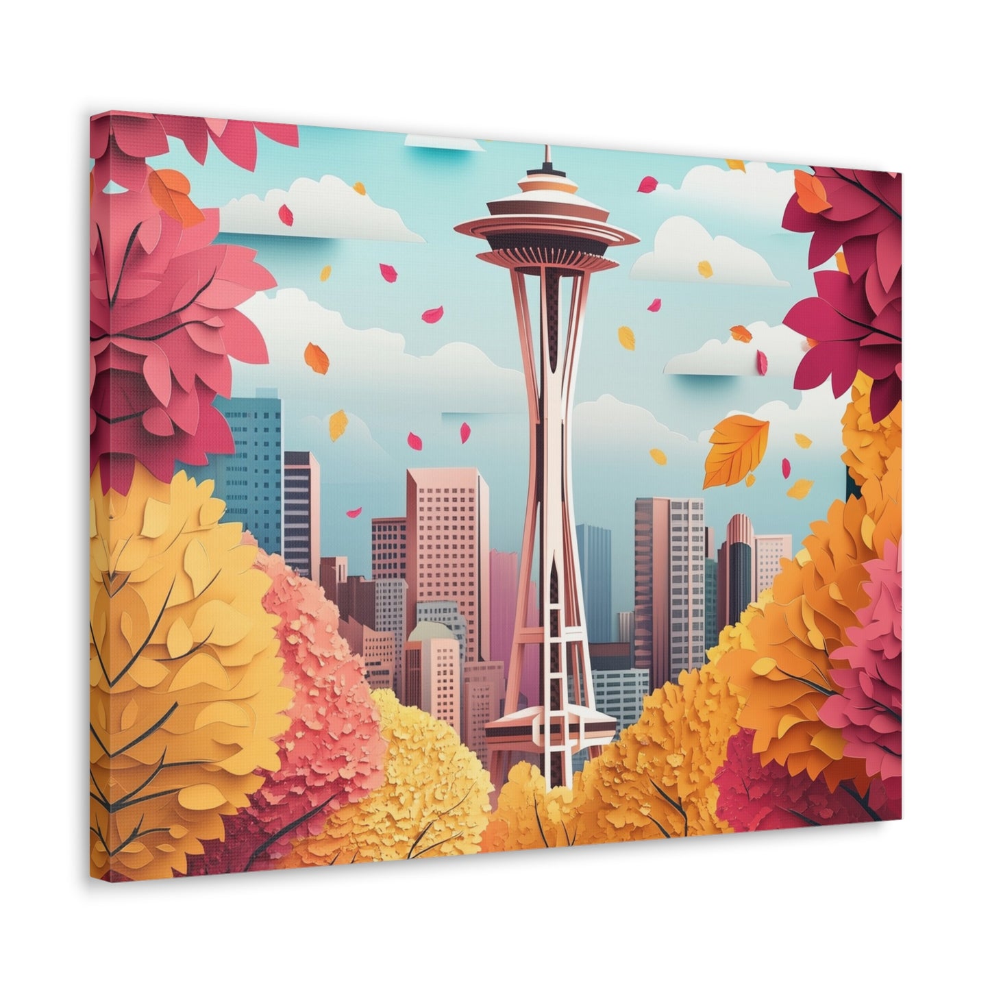 Canvas Gallery Wraps - Autumn in Seattle