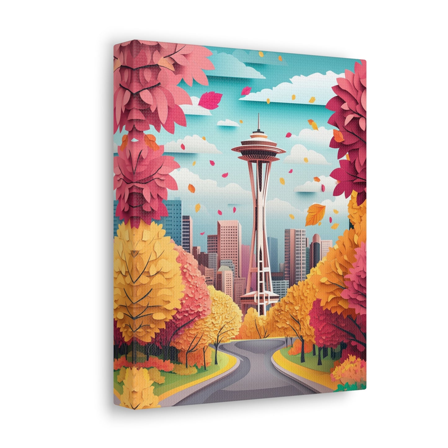 Canvas Gallery Wraps - Autumn in Seattle