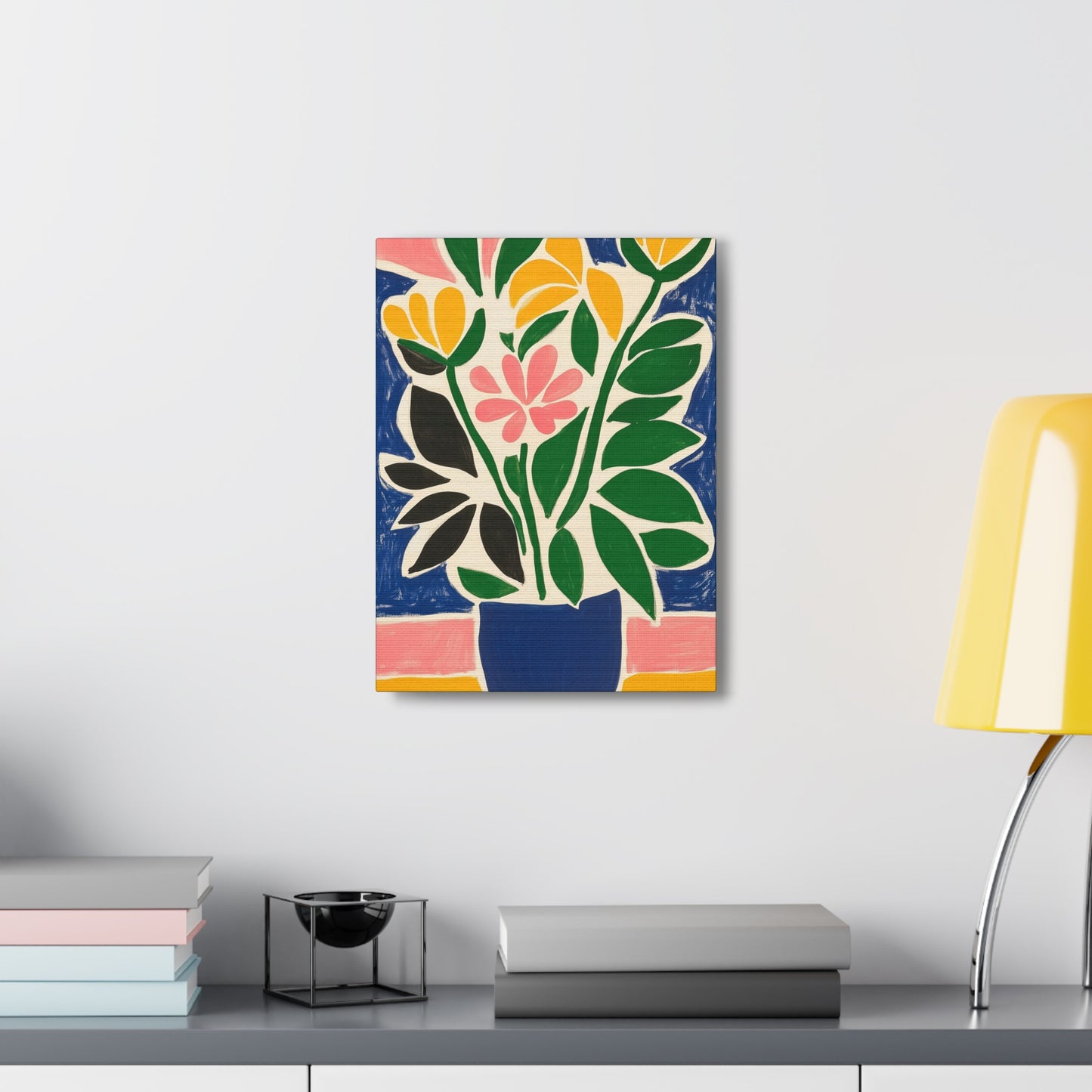 Canvas Gallery Wraps - Abstract Floral Symphony