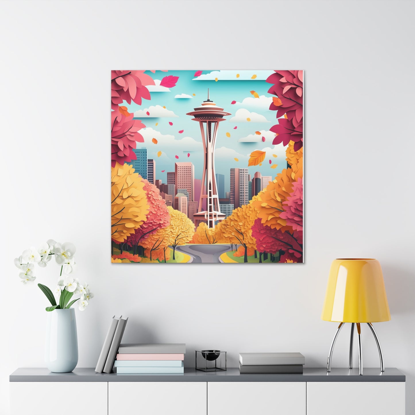 Canvas Gallery Wraps - Autumn in Seattle