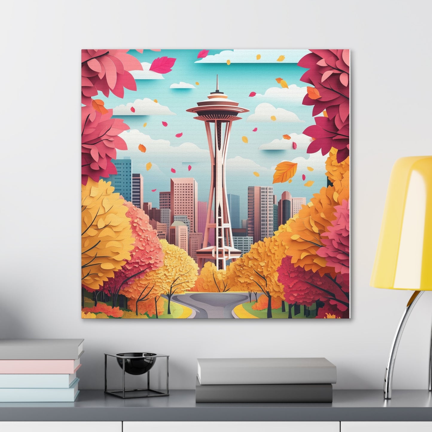 Canvas Gallery Wraps - Autumn in Seattle