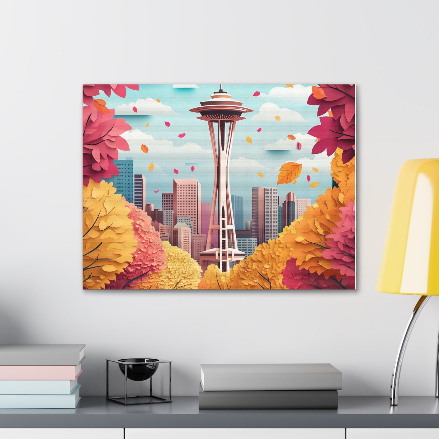 Canvas Gallery Wraps - Autumn in Seattle