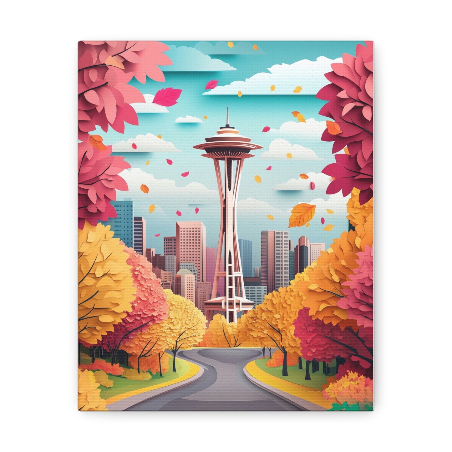 Canvas Gallery Wraps - Autumn in Seattle