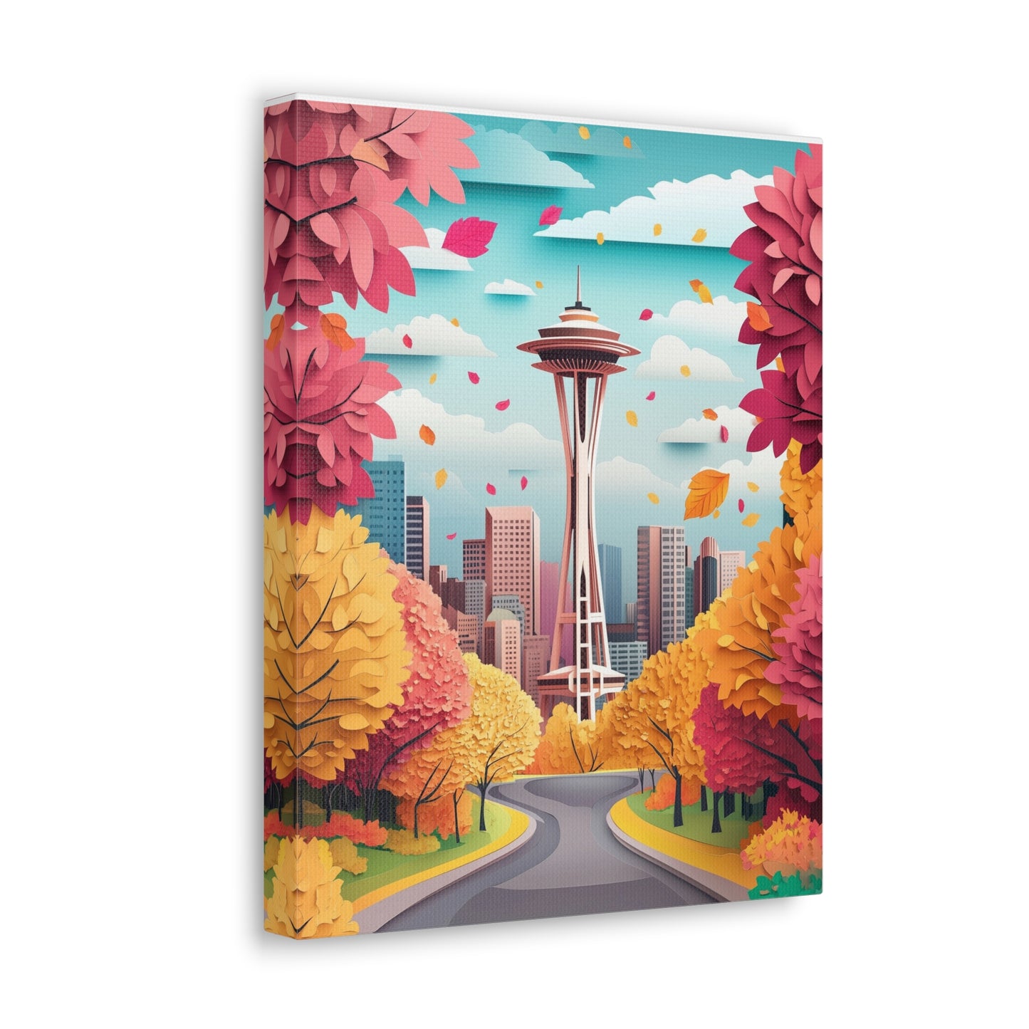 Canvas Gallery Wraps - Autumn in Seattle