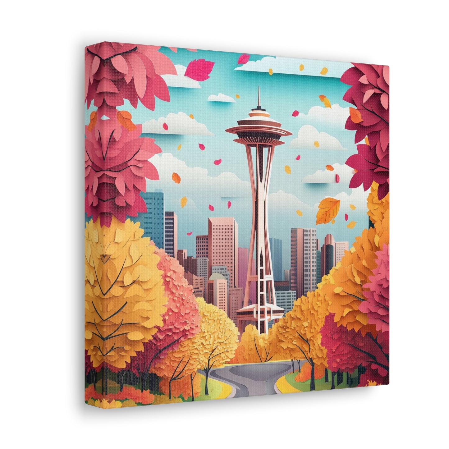 Canvas Gallery Wraps - Autumn in Seattle