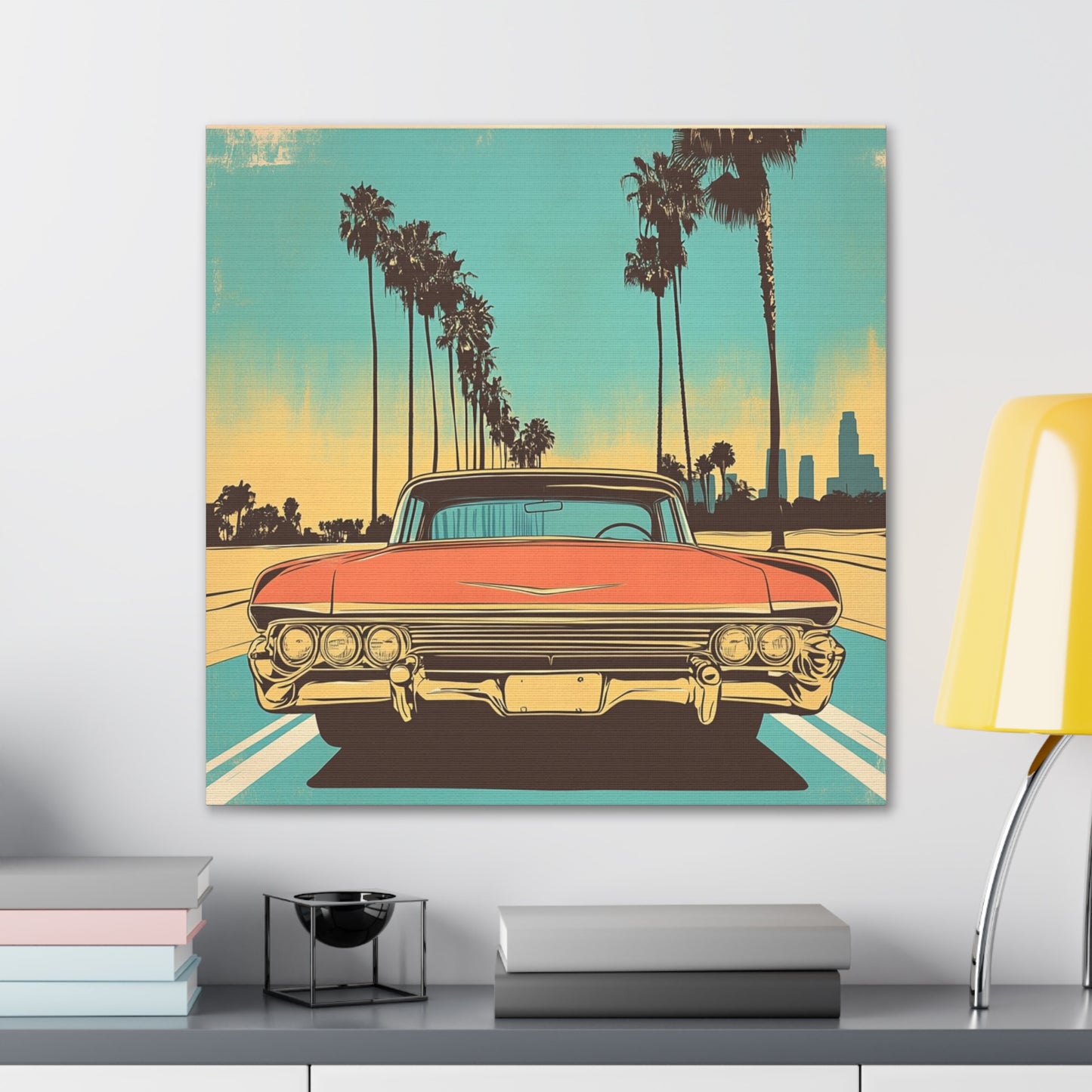 Canvas Gallery Wraps - Vintage Los Angeles Road Trip